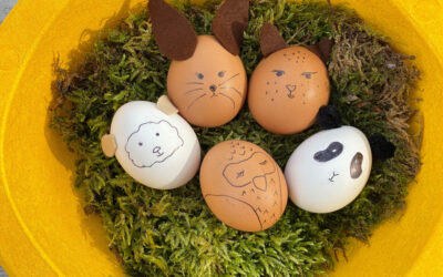 Tierische Deko für Ostern …